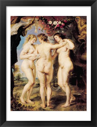 Framed Three Graces Print