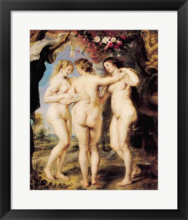 Framed Three Graces Print