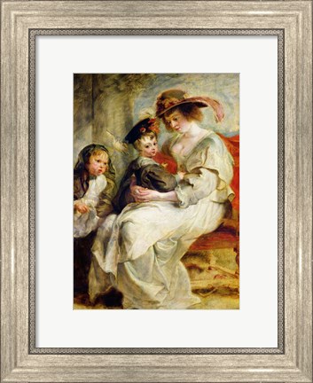 Framed Helene Fourment Print