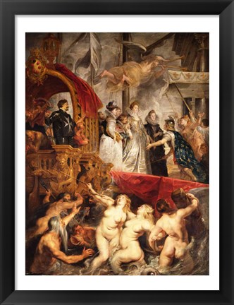 Framed Arrival of Marie de Medici in Marseilles, 3rd November 1600 Print