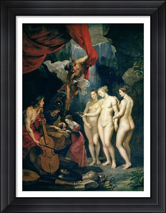 Framed Medici Cycle: Education of Marie de Medici Print