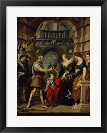 Framed Medici Cycle: Henri IV Print