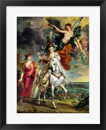 Framed Medici Cycle: The Triumph of Juliers Print