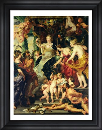 Framed Felicity of the Regency, 1621-25 Print
