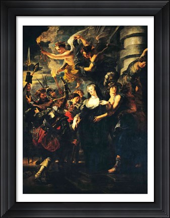 Framed Medici Cycle: Marie de Medici Print