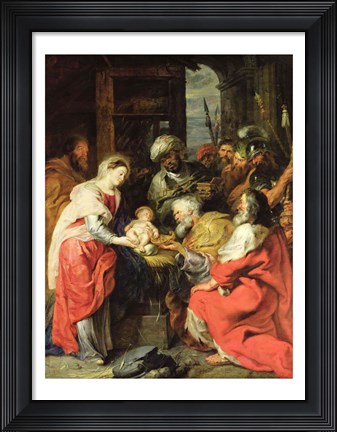 Framed Adoration of the Magi Print