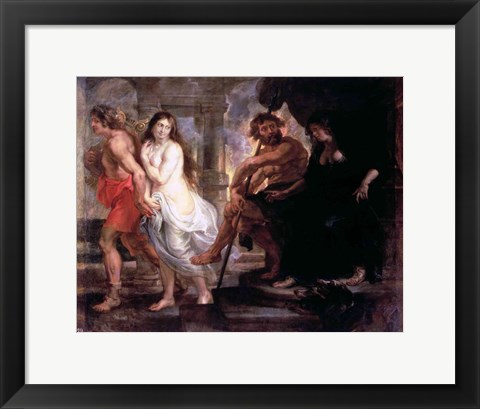 Framed Orpheus and Eurydice Print
