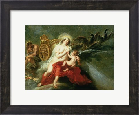 Framed Birth of the Milky Way, 1668 Print