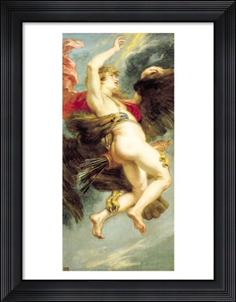 Framed Abduction of Ganymede Print