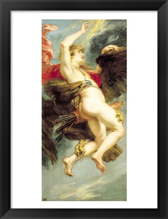 Framed Abduction of Ganymede Print