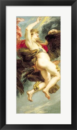 Framed Abduction of Ganymede Print