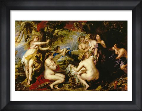 Framed Diana and Callisto Print