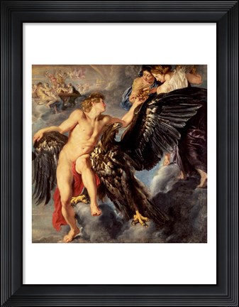 Framed Kidnapping of Ganymede Print