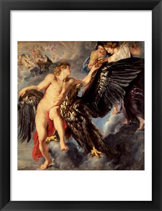 Framed Kidnapping of Ganymede Print