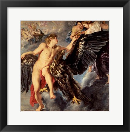 Framed Kidnapping of Ganymede Print