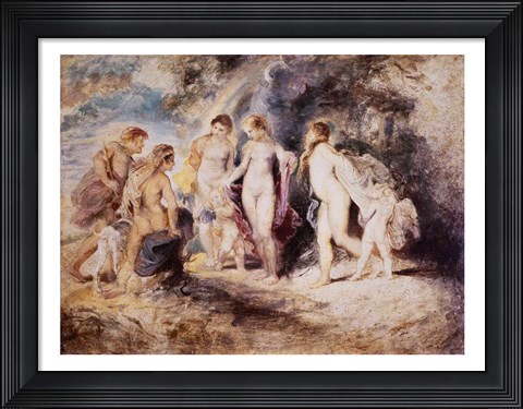Framed Judgement of Paris Print