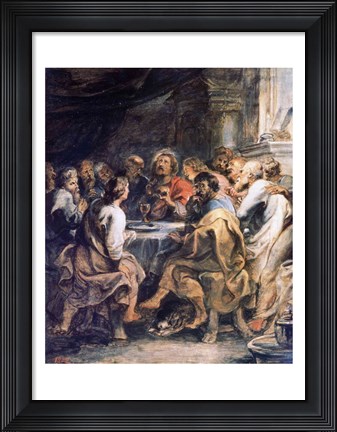 Framed Last Supper Print