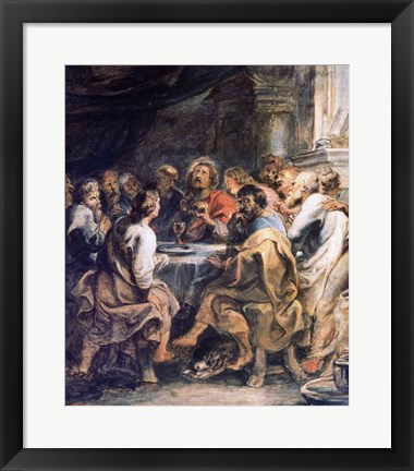 Framed Last Supper Print