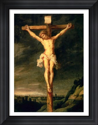 Framed Crucifixion Print