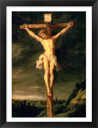 Framed Crucifixion Print