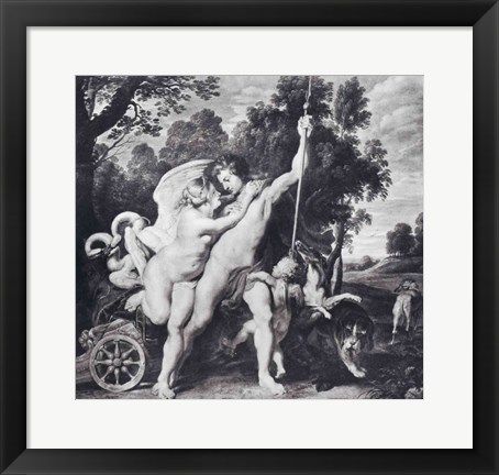 Framed Venus and Adonis Print