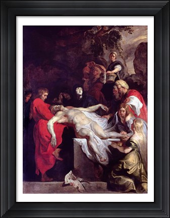 Framed Entombment Print