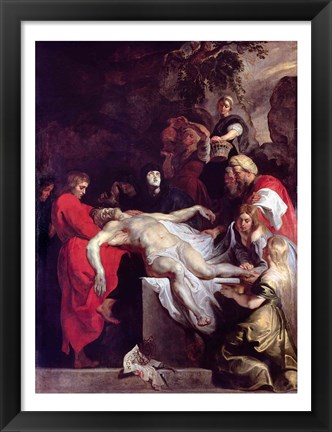 Framed Entombment Print