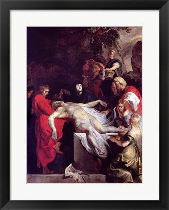 Framed Entombment Print