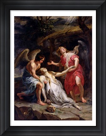 Framed Ecstasy of Mary Magdalene Print