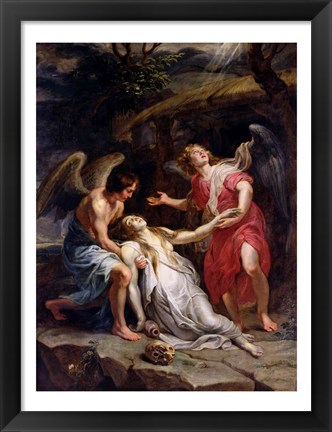 Framed Ecstasy of Mary Magdalene Print