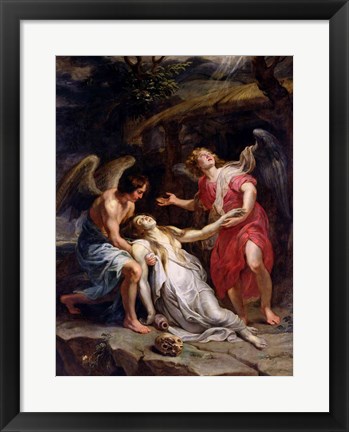 Framed Ecstasy of Mary Magdalene Print