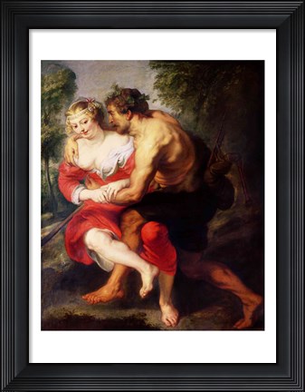 Framed Scene of Love Print