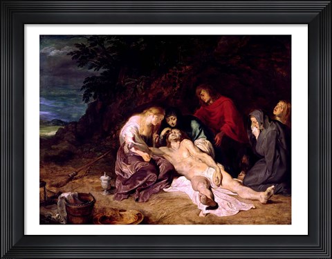 Framed Lamentation over the Dead Christ with St. John and the Holy Women Print