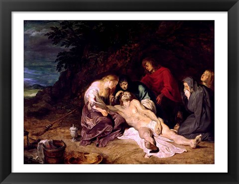 Framed Lamentation over the Dead Christ with St. John and the Holy Women Print