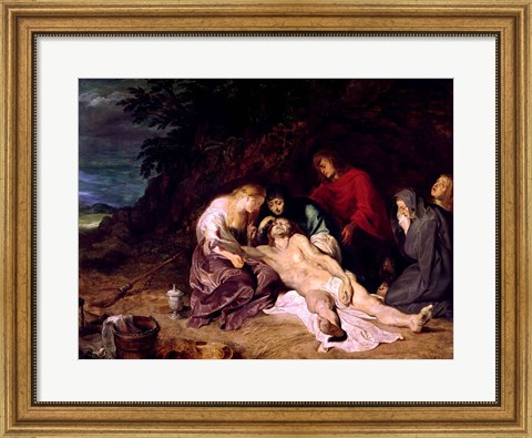 Framed Lamentation over the Dead Christ with St. John and the Holy Women Print