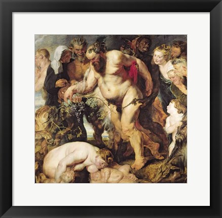 Framed Drunken Silenus Print