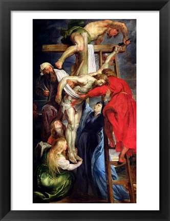 Framed Descent from the Cross Print