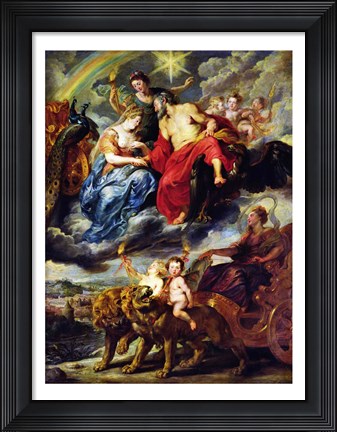 Framed Medici Cycle: Meeting of Henri IV Print