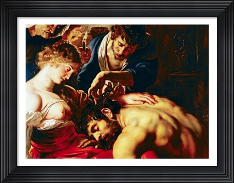 Framed Samson and Delilah Print