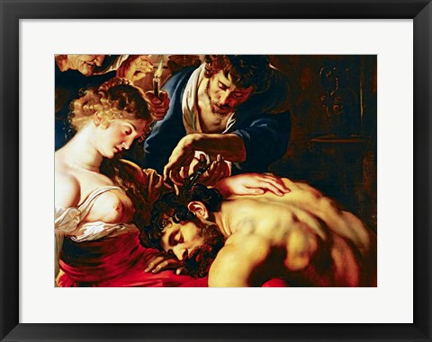 Framed Samson and Delilah Print