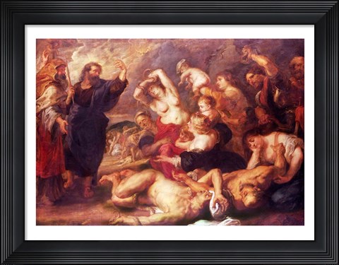 Framed Brazen Serpent Print