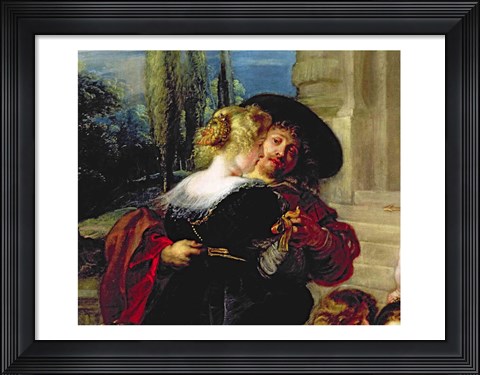 Framed Garden of Love (detail) Print