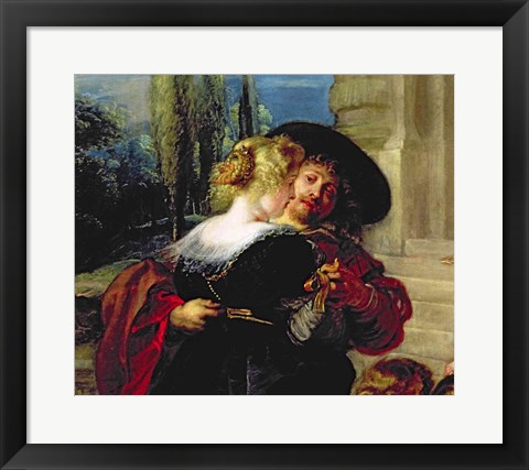 Framed Garden of Love (detail) Print