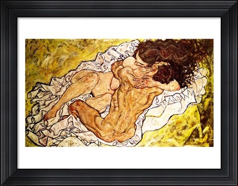 Framed Embrace, 1917 Print