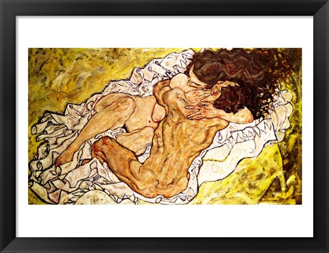 Framed Embrace, 1917 Print