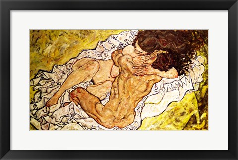 Framed Embrace, 1917 Print