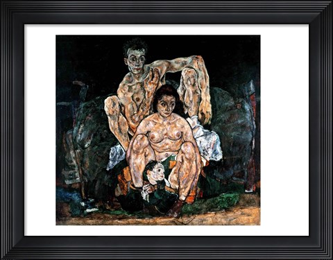 Framed Family, 1918 Print