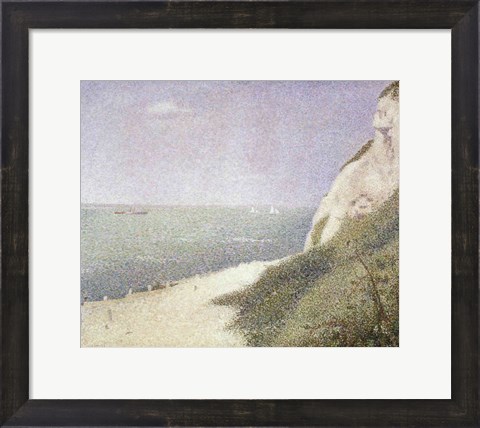 Framed Beach at Bas Butin, Honfleur, 1886 Print