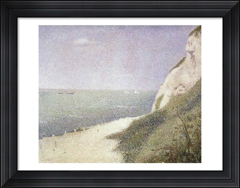 Framed Beach at Bas Butin, Honfleur, 1886 Print