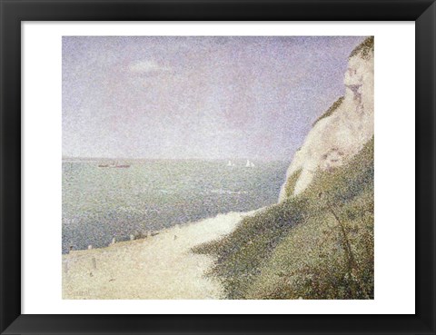 Framed Beach at Bas Butin, Honfleur, 1886 Print